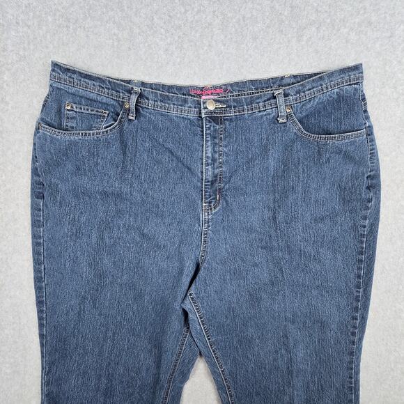 Liz & Me Signature 24WP Womens Cropped/Capri Length Jeans 42" Waist - Picture 3 of 12